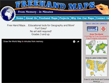 Tablet Screenshot of freehandmaps.com